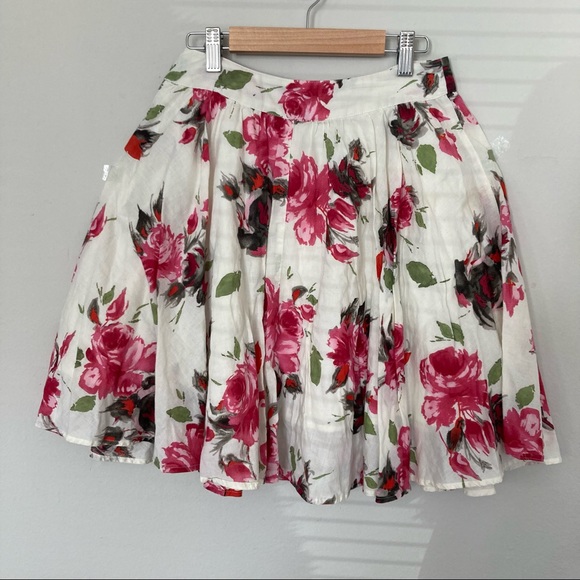 xxi Floral Cotton Skirt - Picture 12 of 15